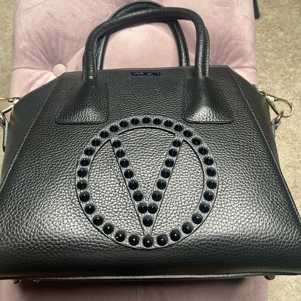Mario Valentino Studded Satchel